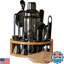 Mixology and Craft Bartender Kit - 15 Piece Set Including Cocktail Shaker and