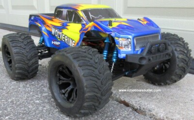 Wolverine Pro RC Truck Brushless Electric 1/10 4WD LIPO 2,4G 1 Yr Warranty