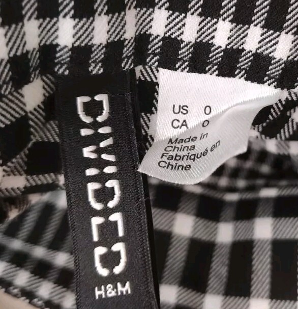 Divided Black Size 0 Polyester Viscose Mini Skirt - image 4