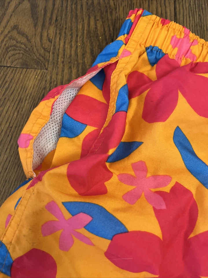 LL Bean мальчиков девочек Mod цветок активный плавать шорты многоцветный 7-8 отличном - Изображение 4 из 4