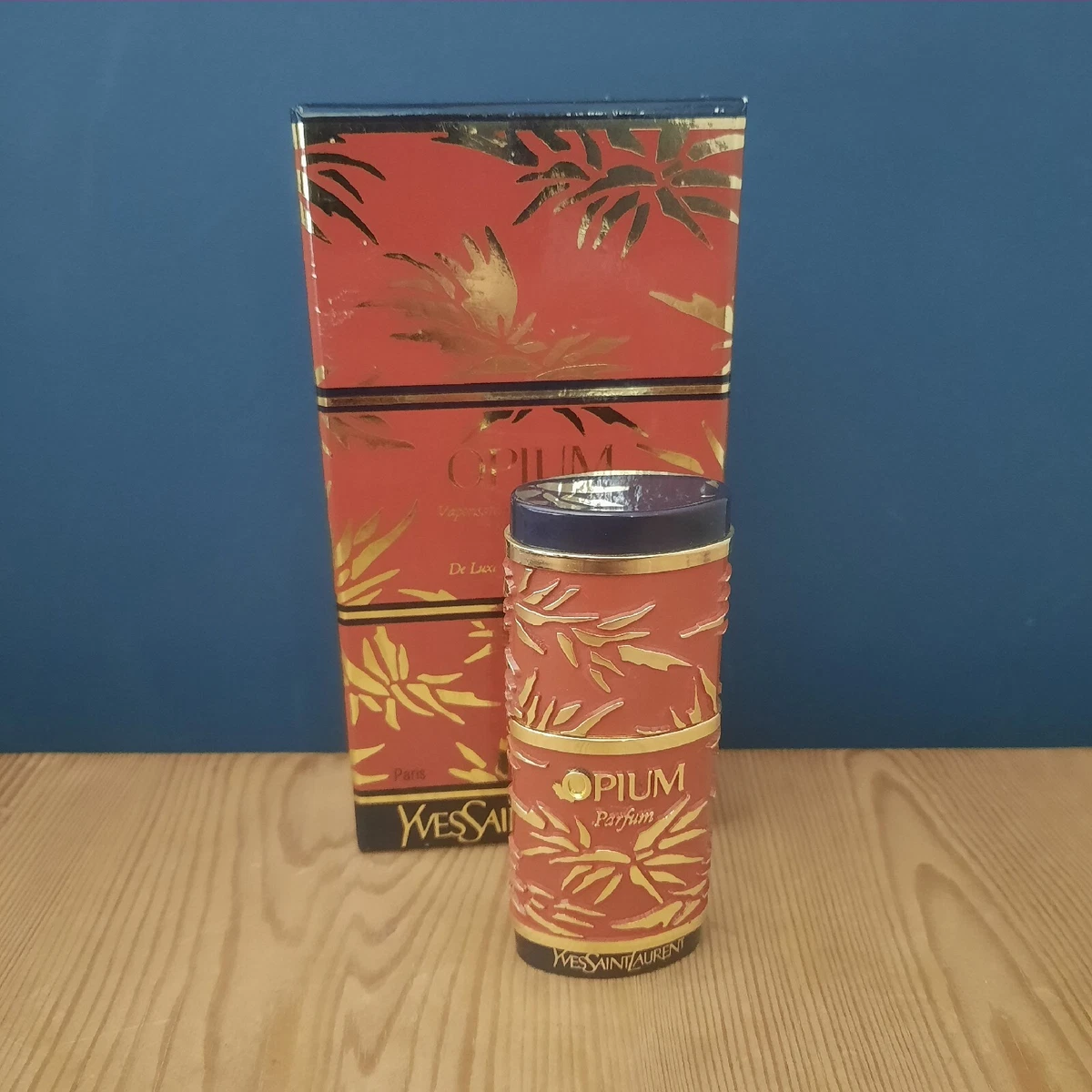 Vintage Yves Saint Laurent 0PIUM Refillable Parfum DeLuxe Purse