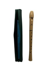 MTE 175W Soprano Renaissance Recorder With Case writing on case see pictures
