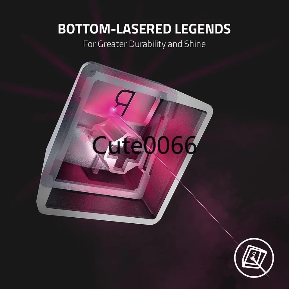 Razer Phantom Keycap(White)Upgrade Set for Mechanical Keyboard w/ Puller - Image 4 of 4