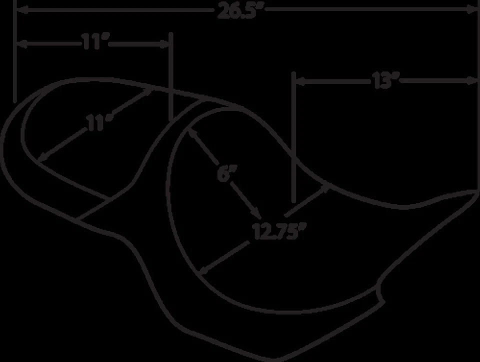 DRAG SPECIALTIES CARBON STITCH PREDATOR SEAT 2006-2014 VICTORY HAMMER Foto 2 de 3