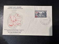 NORFOLK 1959 FDC SESQUI CENTENARY OF THE BIRTH OF POST OFFICE 1809