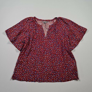 red leopard print blouse uk