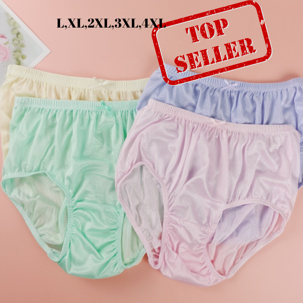 X1 Hi Waist Nylon Panties Briefs Knickers Comfort Panty Plus Size
