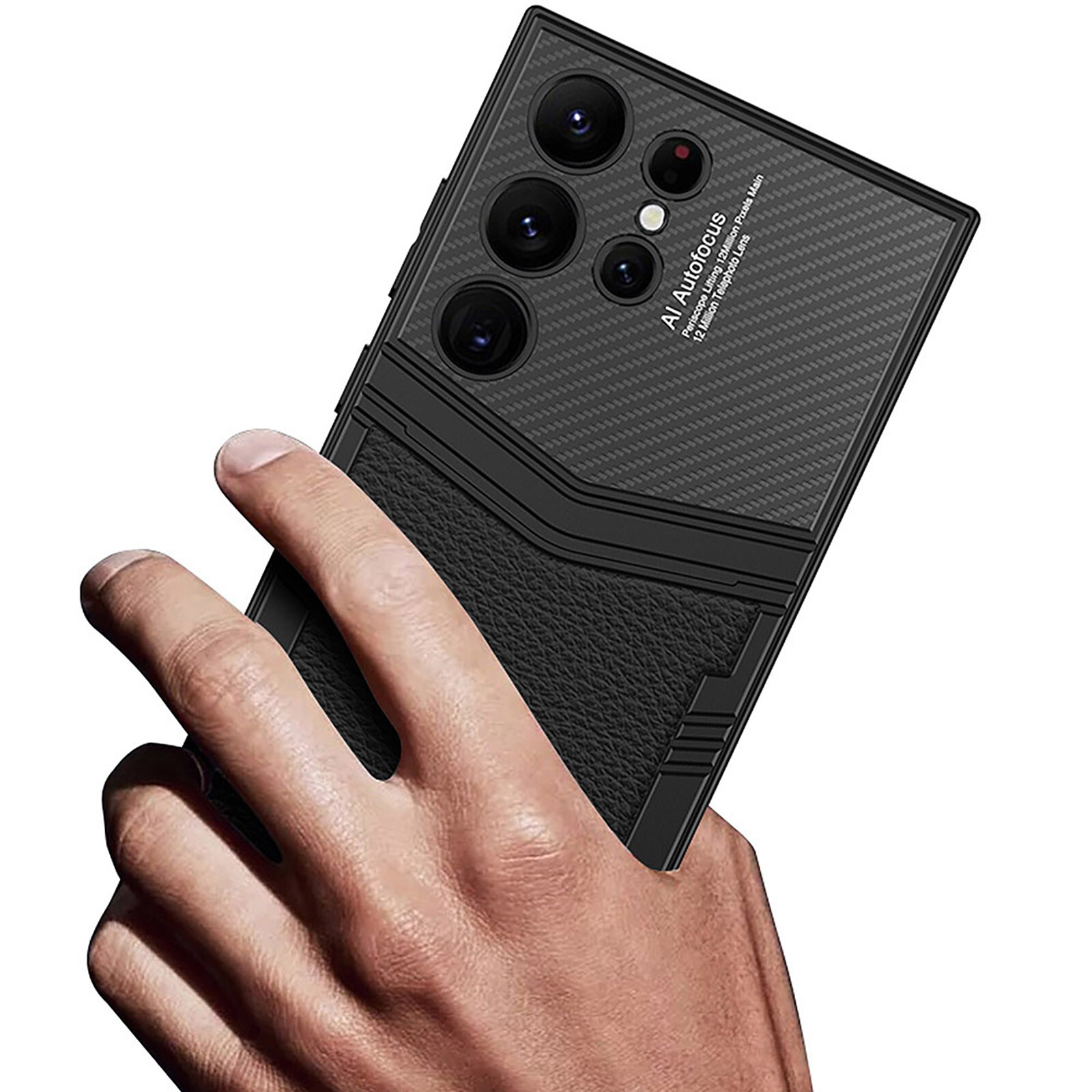 Phone Case Protective Case Leather Soft Case TPU Case for Samsung S23/Ultra/Plus-image