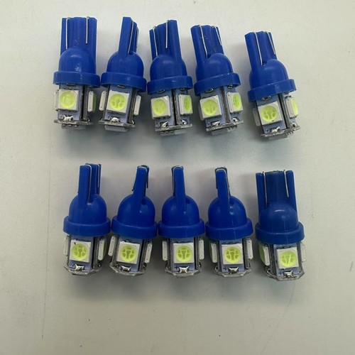 10 New Cool Blue 8V Wedge Lamp LED Light Bulbs for Pioneer Project/One Receivers - Picture 4 of 18