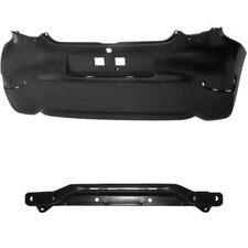 Set Kit Stoßstange hinten grundiert + Träger für Toyota Aygo Bj. 05-12