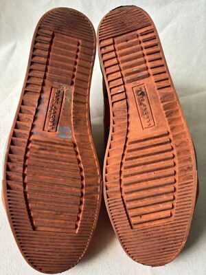 Marc Jacobs Women Canvas/Leather sz 37.5/7.5 Pink/Orange