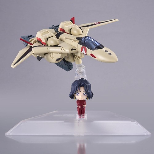 BANDAI TINY SESSION MACROSS YF-19 (ISAMU ALVA DYSON USE) with Myung Fan Loan - Picture 5 of 10