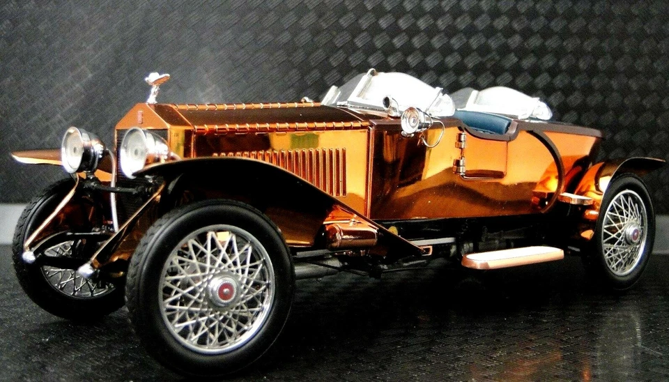 Rolls Royce Classic Car Custom Built REAL Copper Body Model1 24Hot Rod12Race18 - Image 4 of 4
