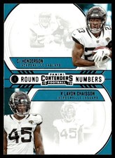 2020 Panini Contenders Round Numbers CJ Henderson / K'Lavon Chaisson Rookie