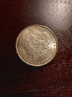 1884 Morgan Silver Dollar Coin, No Mint Mark Stunning Album Toner
