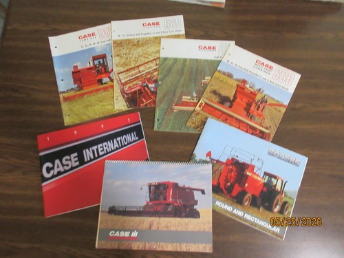CASE FARM EQIPMENT BROCHURES, 4 VINTAGE, 3 CASE INTERNATIONAL