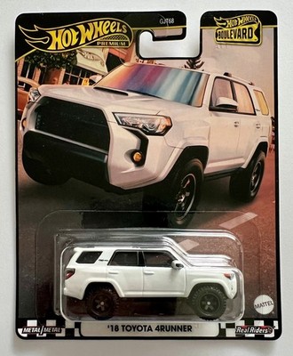  Hot Wheels Premium Boulevard 2018 '18 Toyota 4Runner GJT68-957A white 