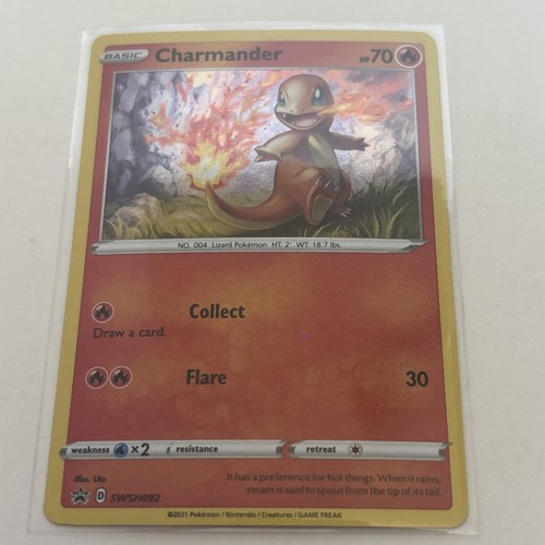 Charmander SWSH092 SWSH: Sword & Shield Promo Cards Holo
