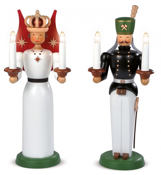 Engel Und Bergmann, Groß, Farbig-image