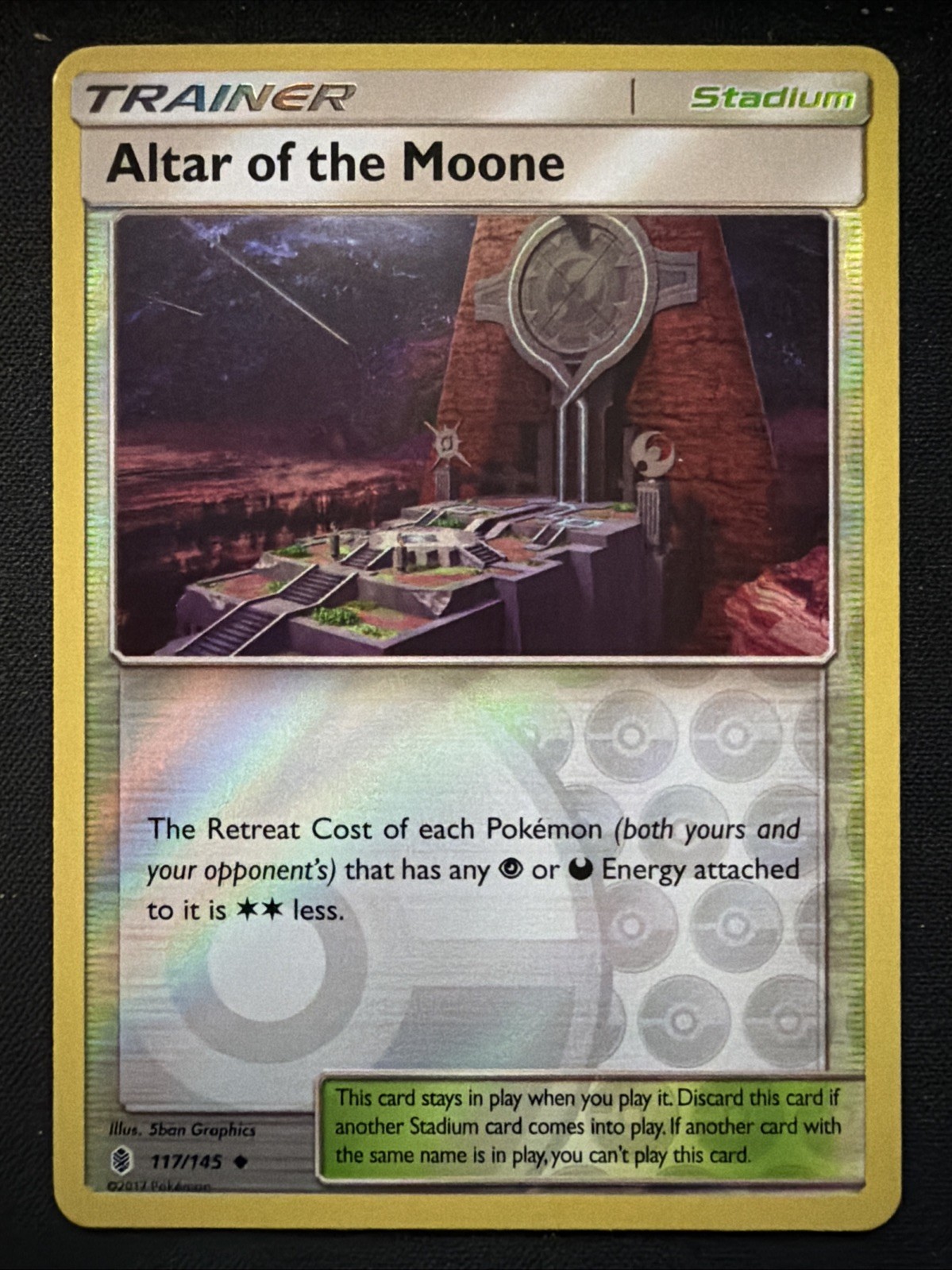 Altar of the Moone - Reverse Holo - 2017 Pokemon SM Guardians Rising 117/145