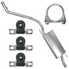 Endschalldämpfer Endtopf Auspuff  für Volkswagen VW Golf 3 III 91-97 1.8 Cabrio