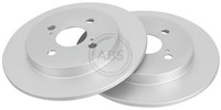 2X Bremsscheibe A.B.S. 17750 FüR Yaris Toyota Iq Aston Vios KGJ10_ KGJ10R Gpl