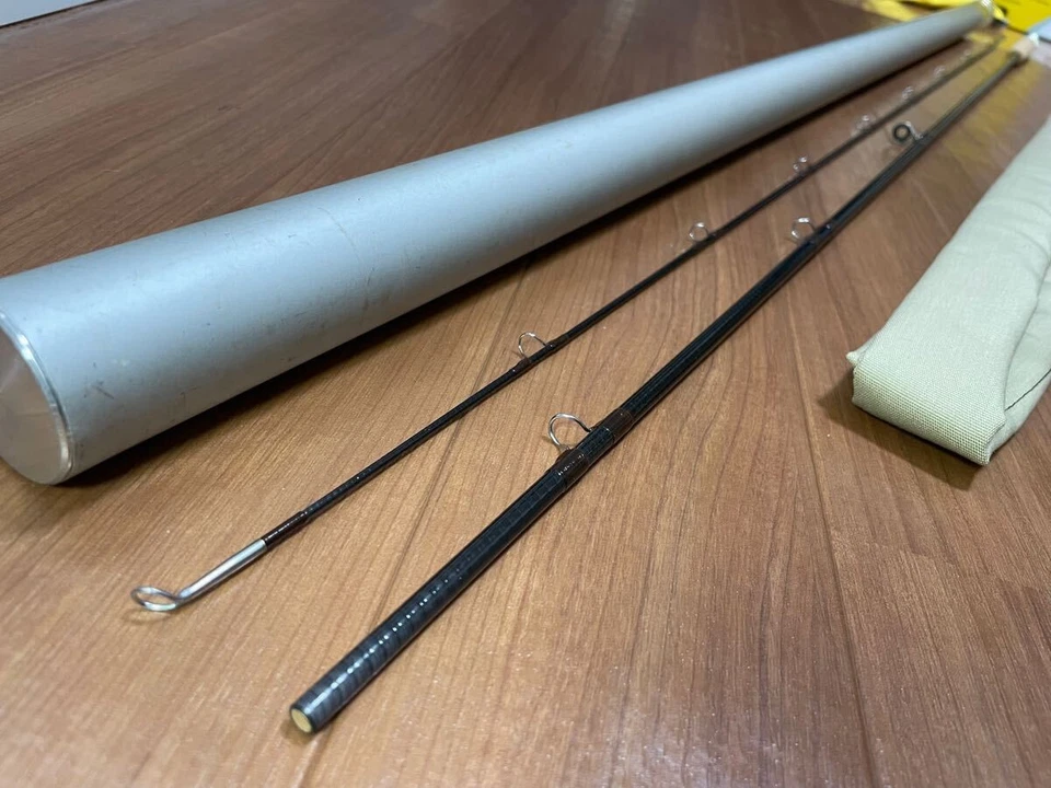 Varilla Rivermaster Orvis Graphite 9.1/2' 8 3.625oz con estuche y bolsa usada Foto 3 de 4
