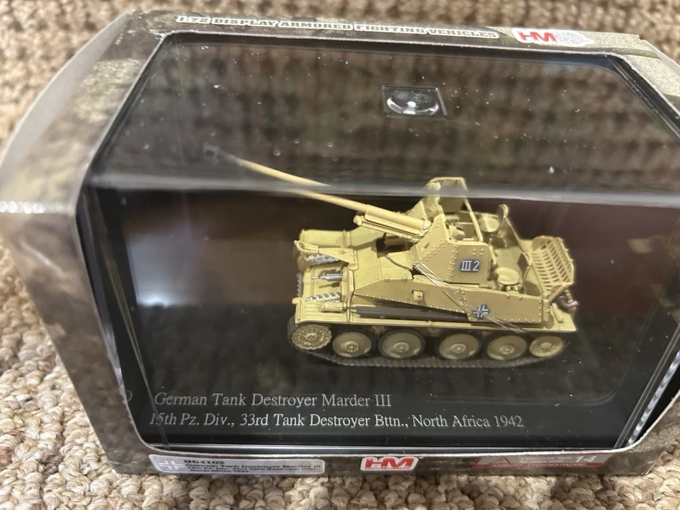 Hobby Master 1:72 German Marder III, 15th Pz Div., N. Africa 1942, HG4102 - Image 2 of 4