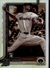 2025 Topps Chrome - Adam Mazur #157 Sepia Refractor (RC)