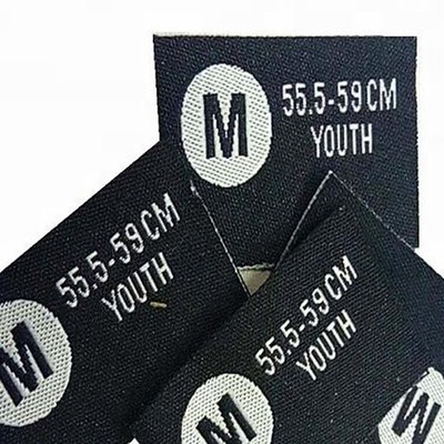 1000 Pcs Best Factory Price Private Woven Damask Satin Brand Tags Custom Logo
