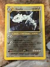Pokémon TCG Steelix Neo Genesis Holo Rare Card 15/111 Lightly Played on eBay