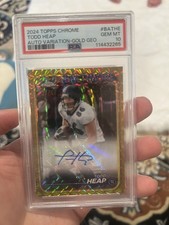 2024 Topps Chrome - Autographs Todd Heap #BA-THE Gold Wave Refractor /50 (AU)