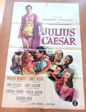 JULIUS CAESAR ~ Marlon Brando 1953 Original Movie Poster 27x40 ONE SHEET Rare!