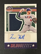 Tanner Hall 2023 USA Stars & Stripes Auto Relic Silhouettes /200 SIL-TH