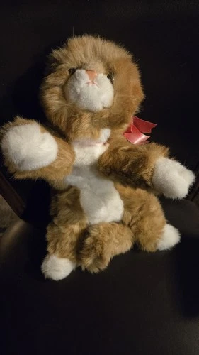 Vintage TY Stuffed Cat Plush – ©1987 – Pre Beanie Baby Era Amazing Condition 17"