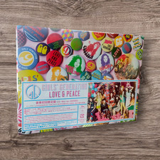 SNSD Girls' Generation LOVE  PEACE JAPAN DELUXE EDITION CD Blu-ray GOODS
