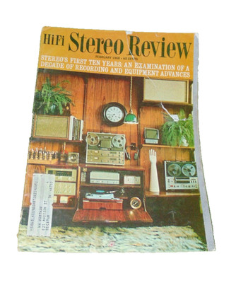 HiFi Stereo Review February 1968 Vintage Stereo Audio Magazine Hi-Fi