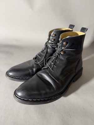 Heschung Black Leather Boot Men's Size 9