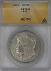 1878 Morgan Silver Dollar ANACS AU-50