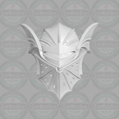 Evil Knight custom head for 1:18 1:12 1:10 & 1:6 fantasy action figures