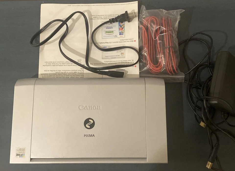 CANON PIXMA iP90 Printer Portable Mobile Color Inkjet - Image 4 of 4