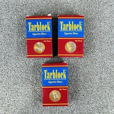 TARBLOCK Cigarette Filter Tips 3 Packs Of 30 Each 90 Filters Total