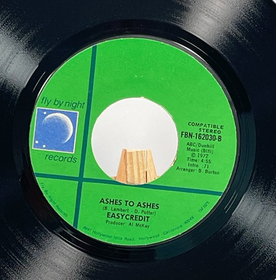 #ad EASYCREDIT 45 RPM AIN#x27;T NOTHIN#x27; NEW AIR MY VIEWS ASHES TO ASHES—EX $8.50