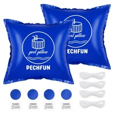Pool Pillows for Above Ground Pools - 4 x 4 ft Pool Air Pillow for Winterizin...