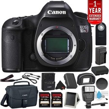 Canon EOS 5DS R Digital SLR Camera 0582C002 Starter Bundle 08