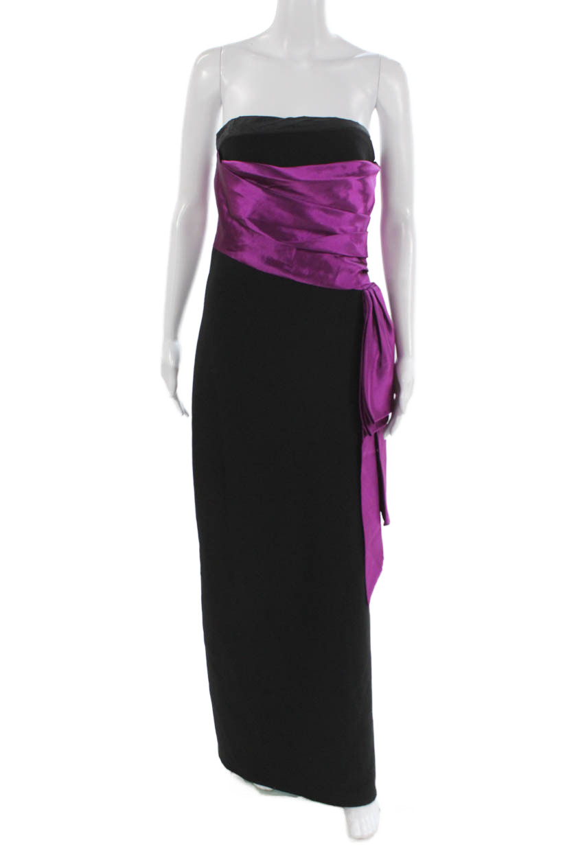 Shoshanna Women Black Sleeveless Square Neck Sheath Dress Long Polyester Size 6Free Shipping in US $100+ Orders | $6.95 Orders Below