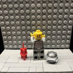 Lego Powers Miners Rex In Gray Suit PM024 From Set 8188