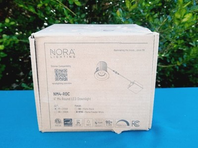 Nora Lighting NM4-RDC27MPW 4'' Canless Round 2700 LED Fixture - Matte White