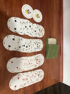 Chadwick CMI INC Round Playing Cards  52cards and 2 Jokers red 