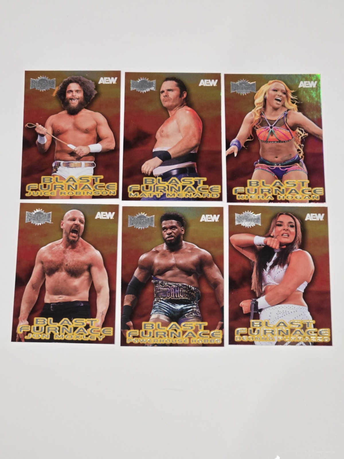 2025 AEW UD Skybox Metal Blast Furnace Lot